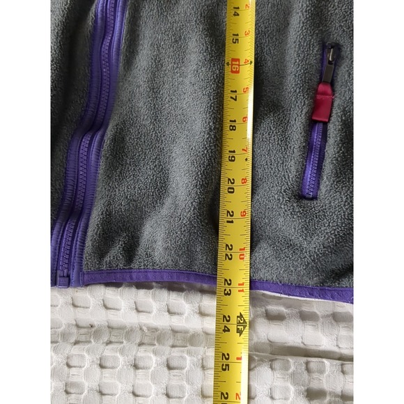 Patagonia Synchilla Snap T Full Zip Fleece Jacket Women's Size Large Color Block - Picture 8 of 13